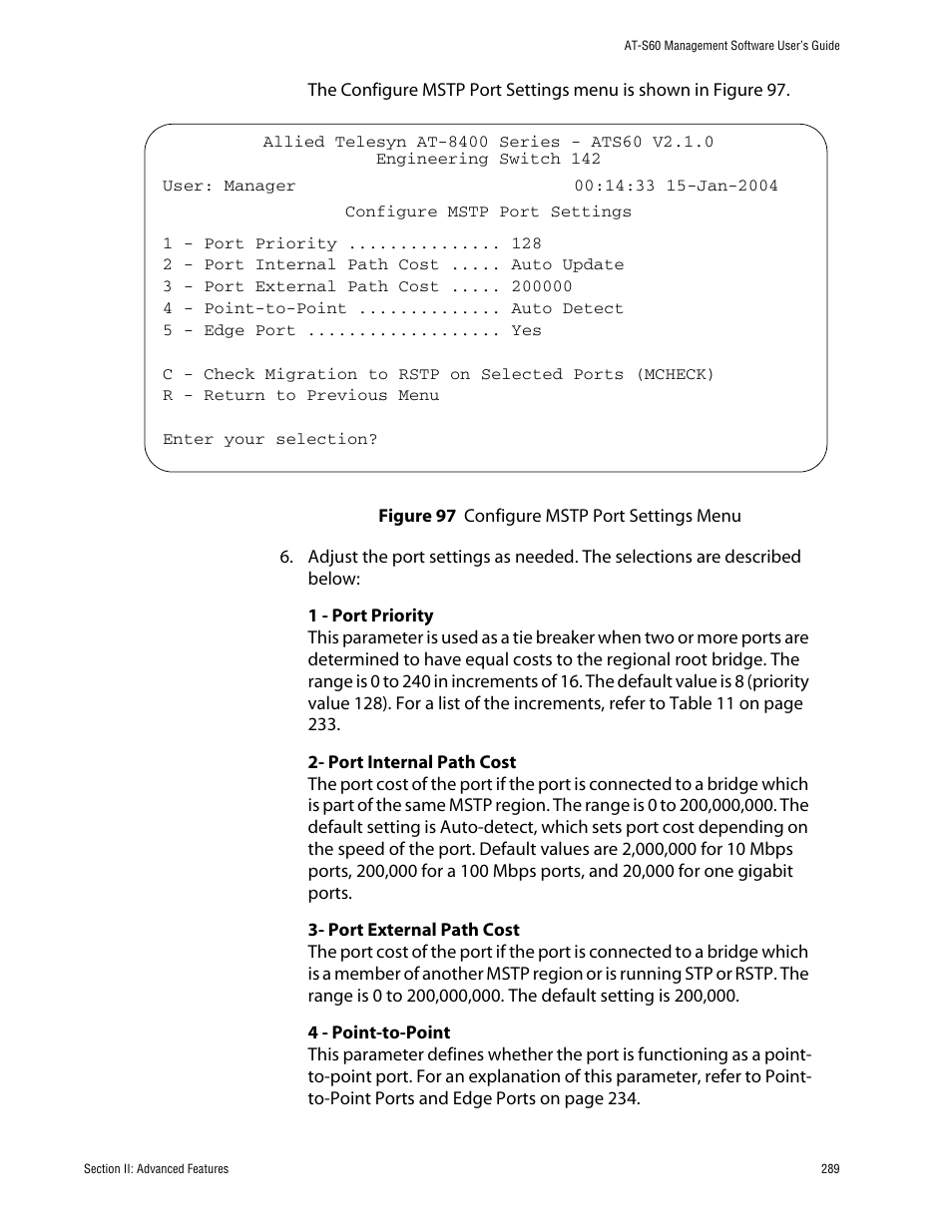 Allied Telesis AT-S60 User Manual | Page 289 / 858