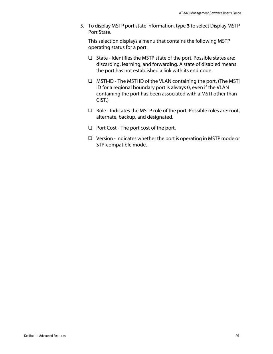 Allied Telesis AT-S60 User Manual | Page 291 / 858