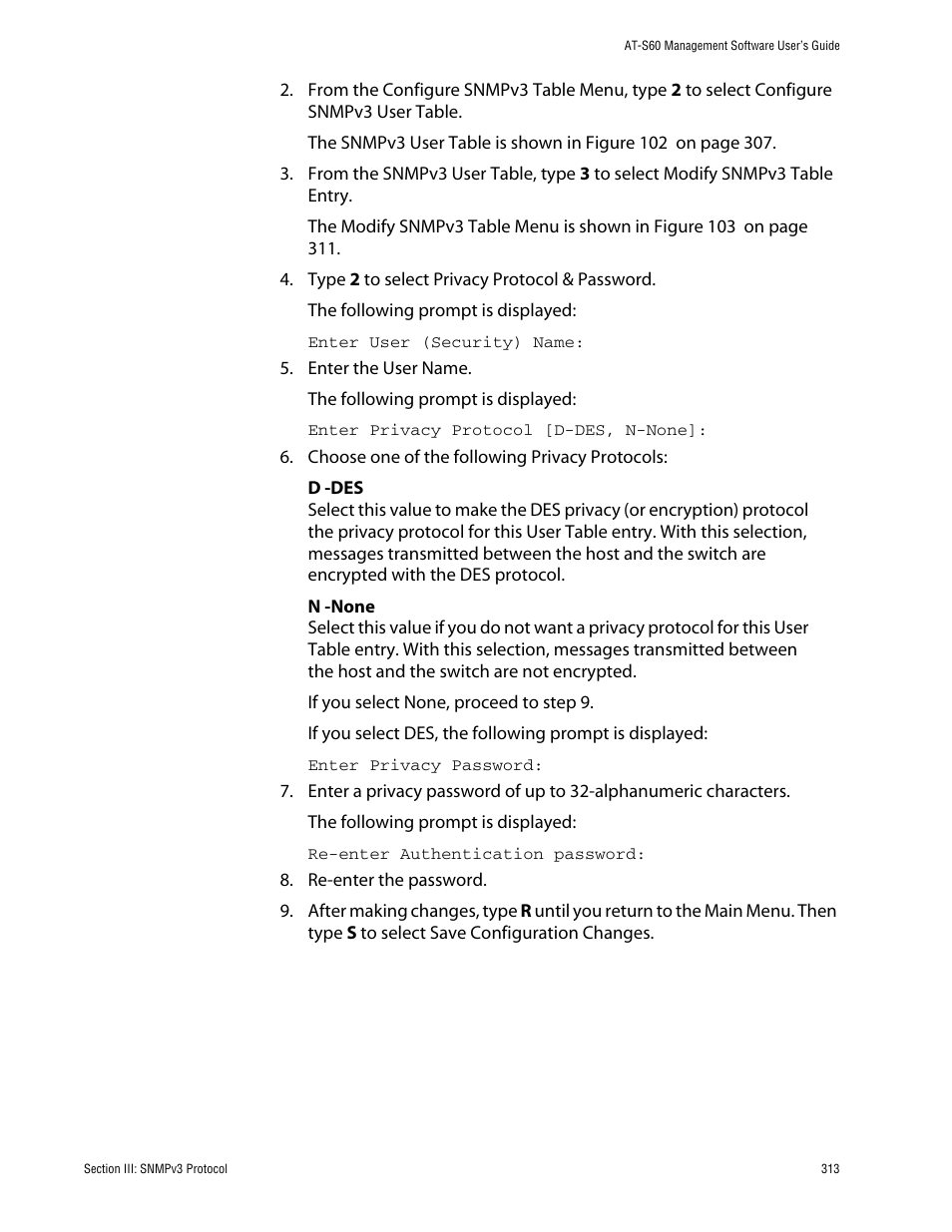 Allied Telesis AT-S60 User Manual | Page 313 / 858