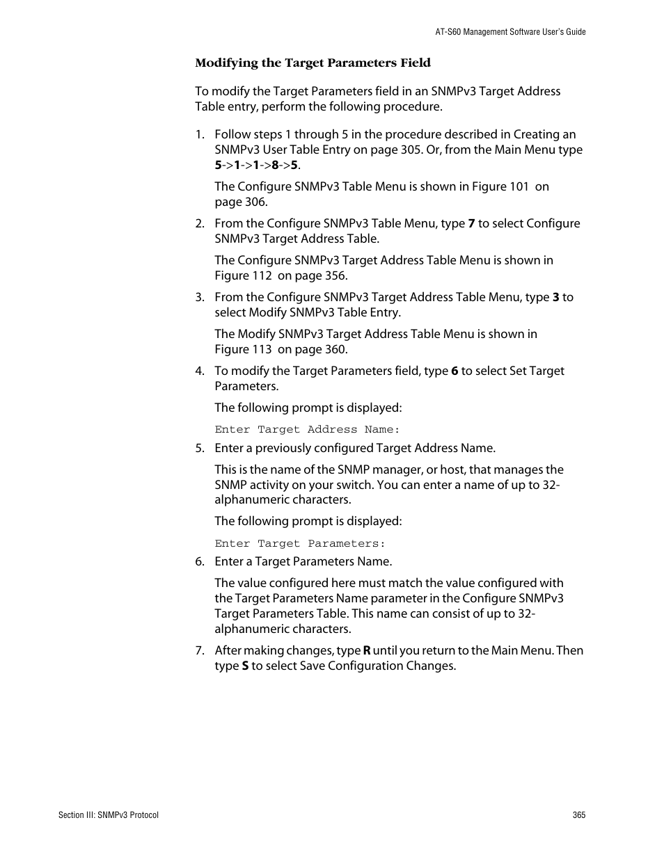 Allied Telesis AT-S60 User Manual | Page 365 / 858