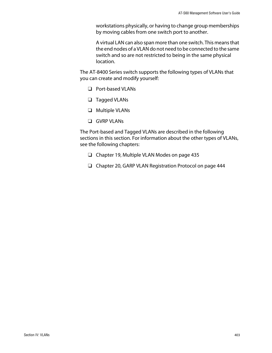 Allied Telesis AT-S60 User Manual | Page 403 / 858