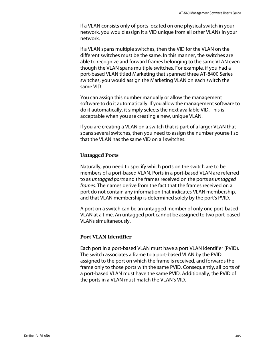 Allied Telesis AT-S60 User Manual | Page 405 / 858