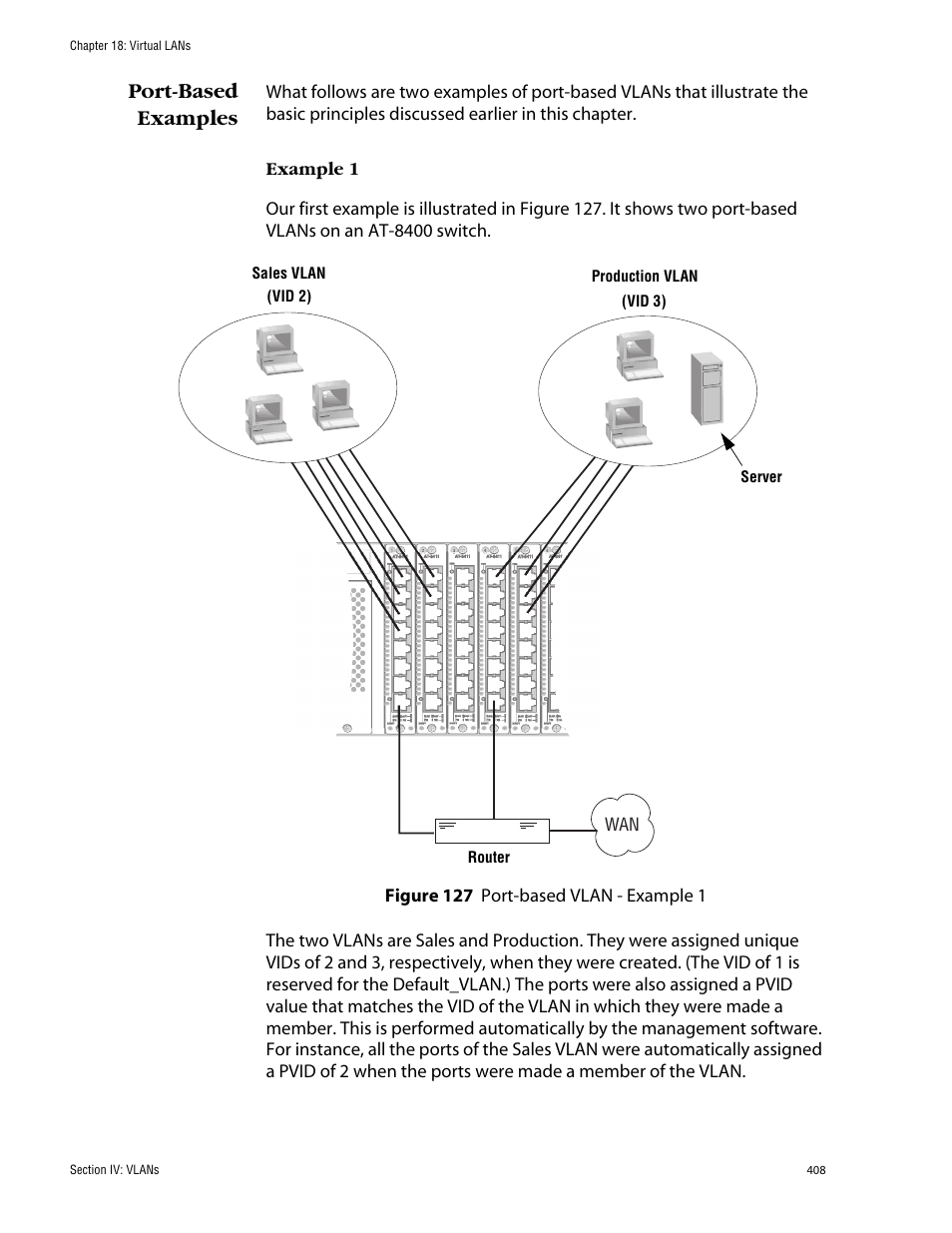 Port-based examples | Allied Telesis AT-S60 User Manual | Page 408 / 858
