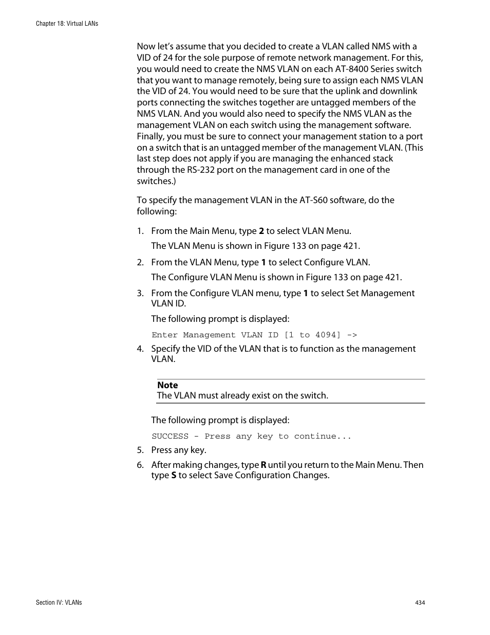 Allied Telesis AT-S60 User Manual | Page 434 / 858