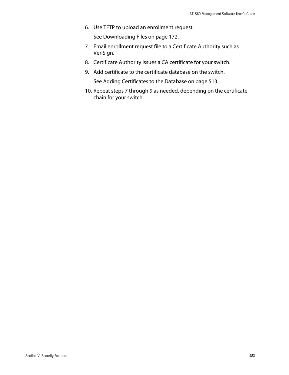 Allied Telesis AT-S60 User Manual | Page 483 / 858
