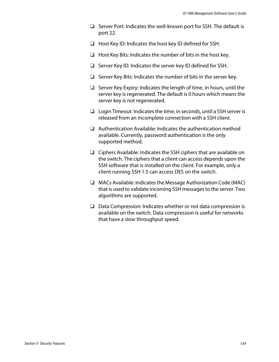 Allied Telesis AT-S60 User Manual | Page 539 / 858