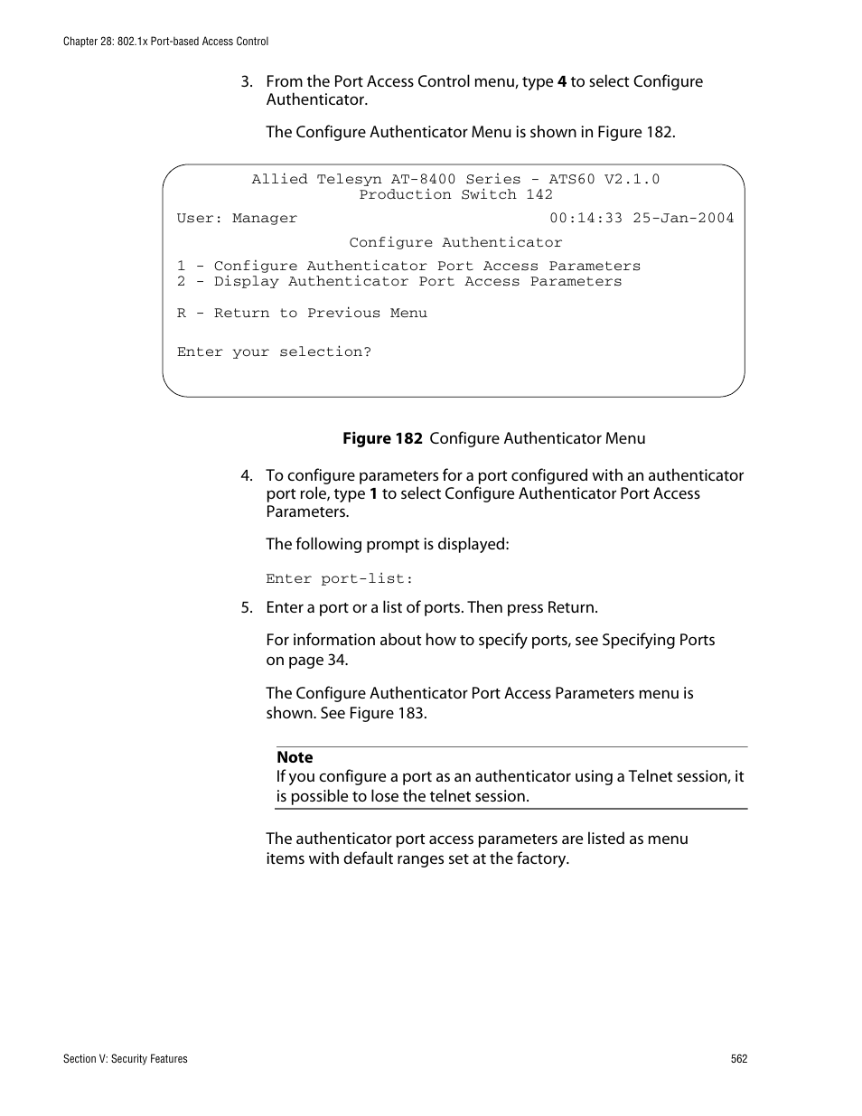 Allied Telesis AT-S60 User Manual | Page 562 / 858