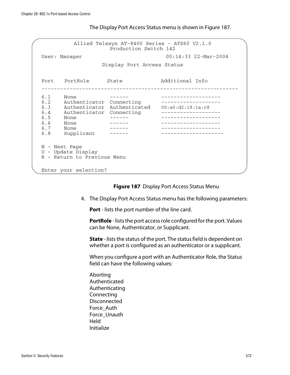 Allied Telesis AT-S60 User Manual | Page 572 / 858