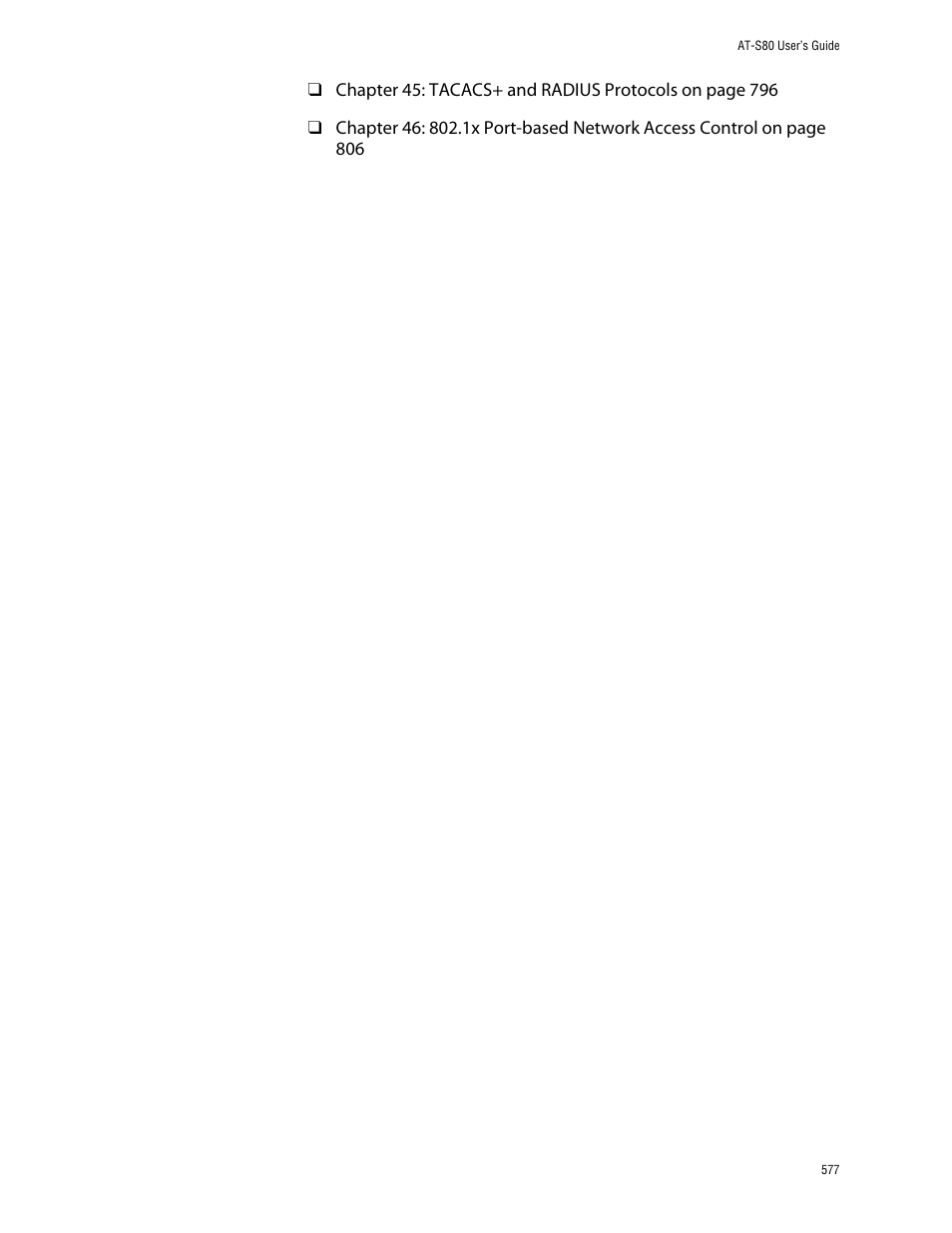 Allied Telesis AT-S60 User Manual | Page 577 / 858