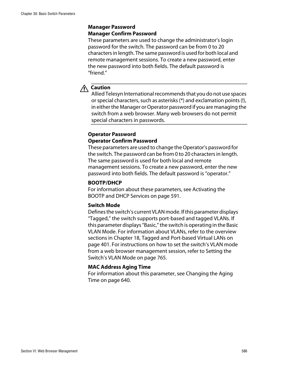 Allied Telesis AT-S60 User Manual | Page 586 / 858