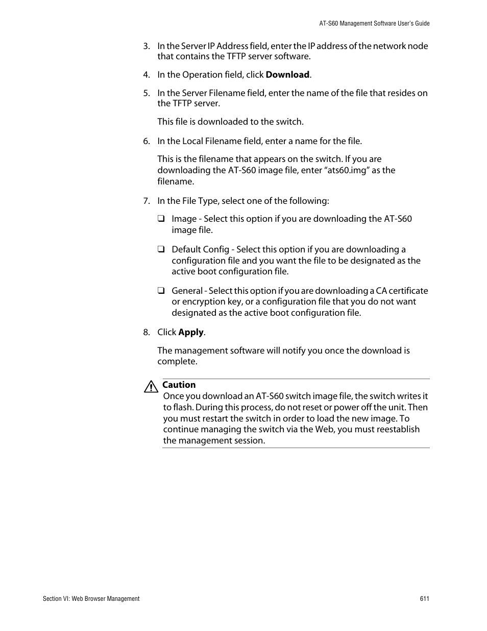 Allied Telesis AT-S60 User Manual | Page 611 / 858