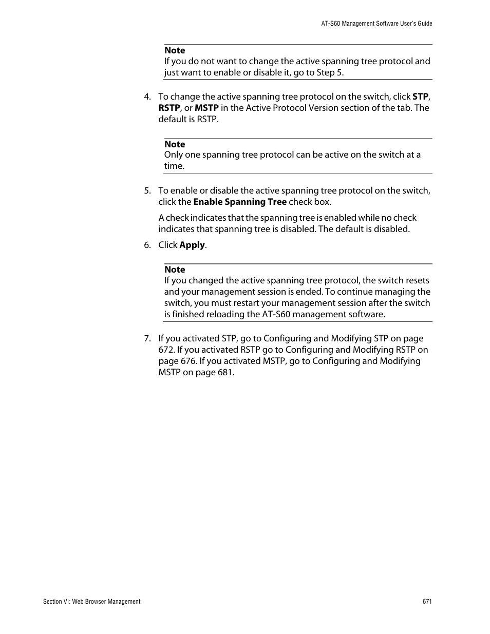 Allied Telesis AT-S60 User Manual | Page 671 / 858