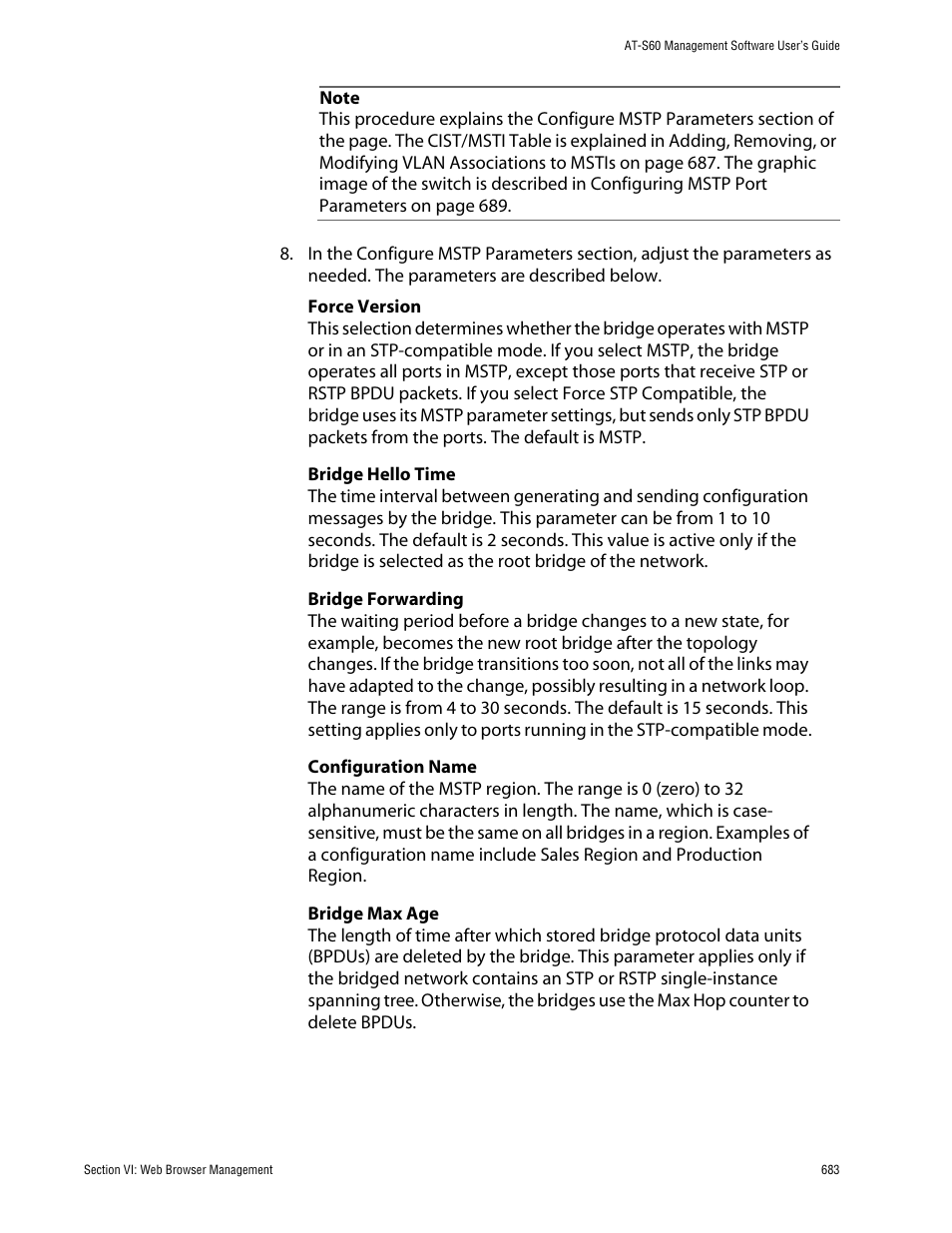 Allied Telesis AT-S60 User Manual | Page 683 / 858