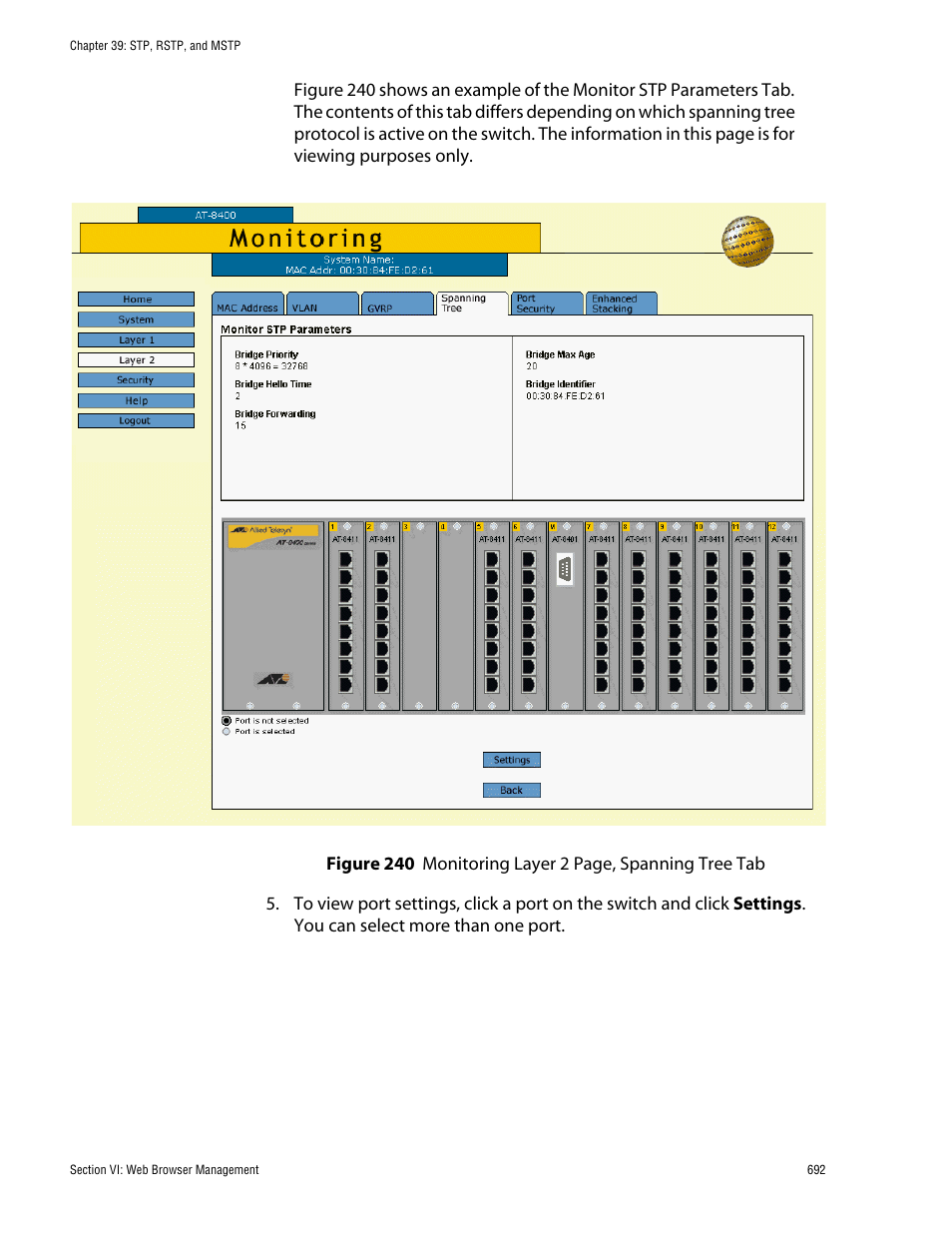 Allied Telesis AT-S60 User Manual | Page 692 / 858