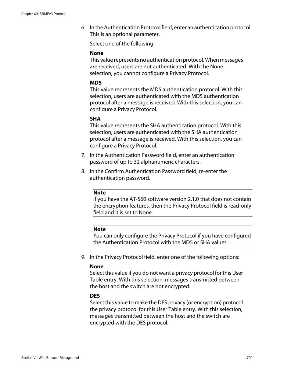 Allied Telesis AT-S60 User Manual | Page 700 / 858