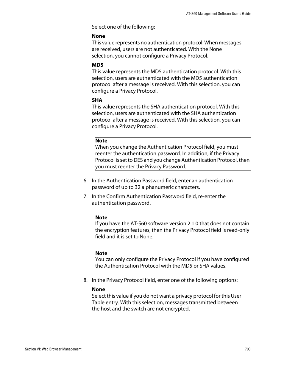 Allied Telesis AT-S60 User Manual | Page 703 / 858