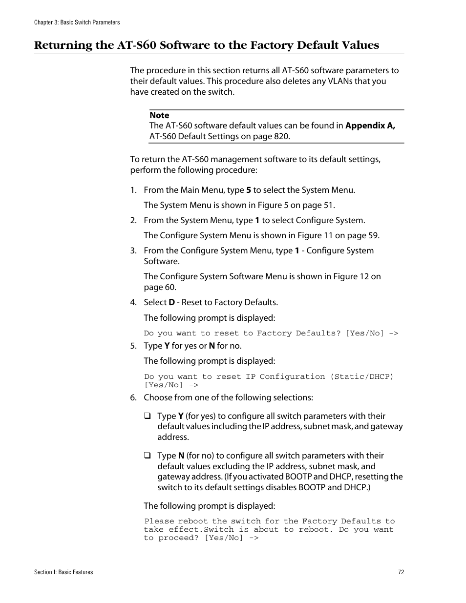 Allied Telesis AT-S60 User Manual | Page 72 / 858