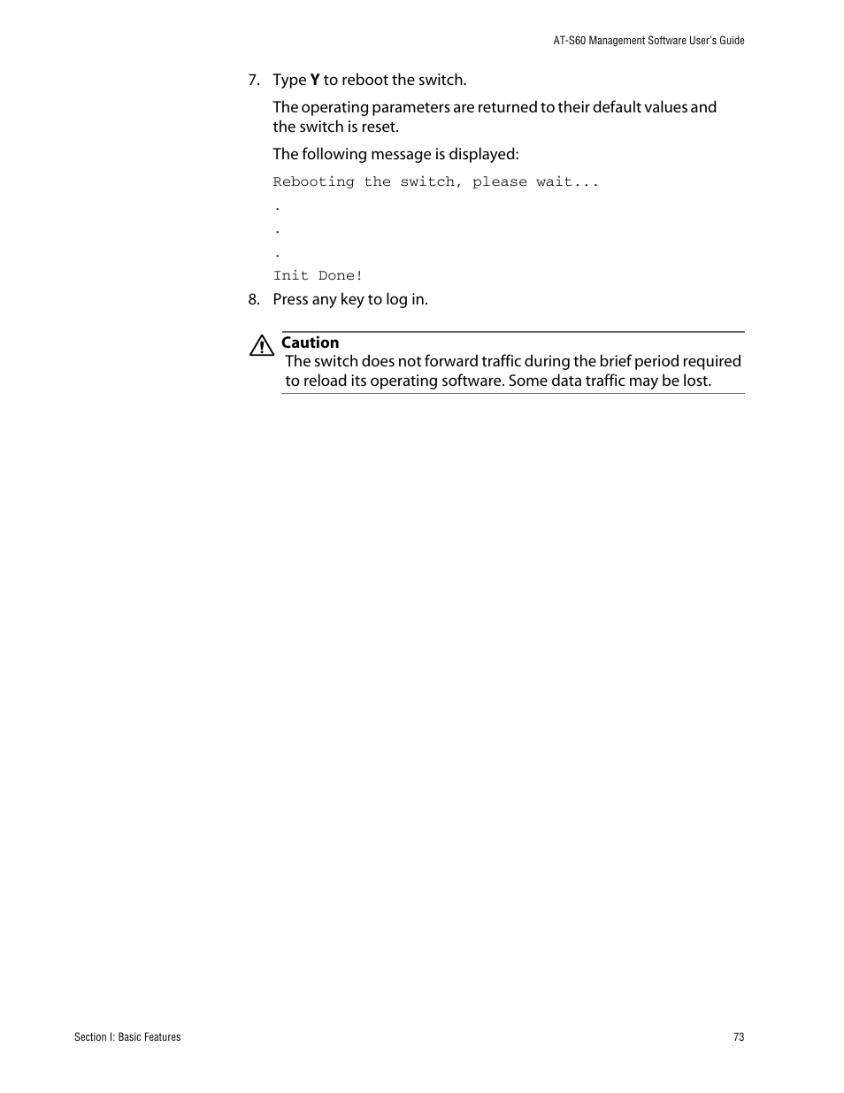 Allied Telesis AT-S60 User Manual | Page 73 / 858