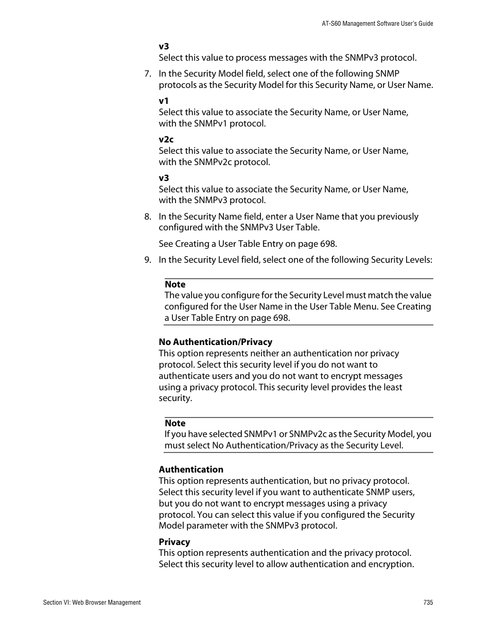 Allied Telesis AT-S60 User Manual | Page 735 / 858