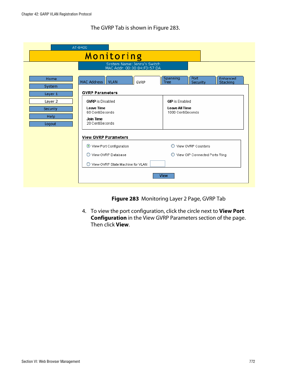 Allied Telesis AT-S60 User Manual | Page 772 / 858