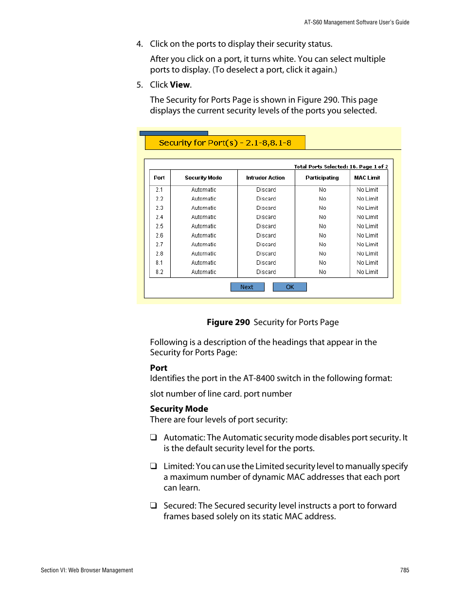 Allied Telesis AT-S60 User Manual | Page 785 / 858