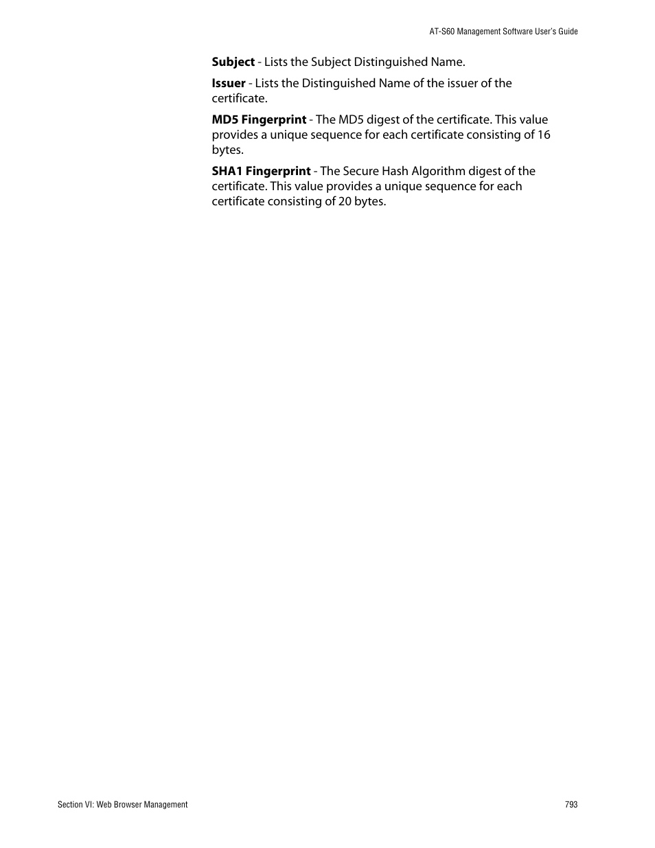 Allied Telesis AT-S60 User Manual | Page 793 / 858