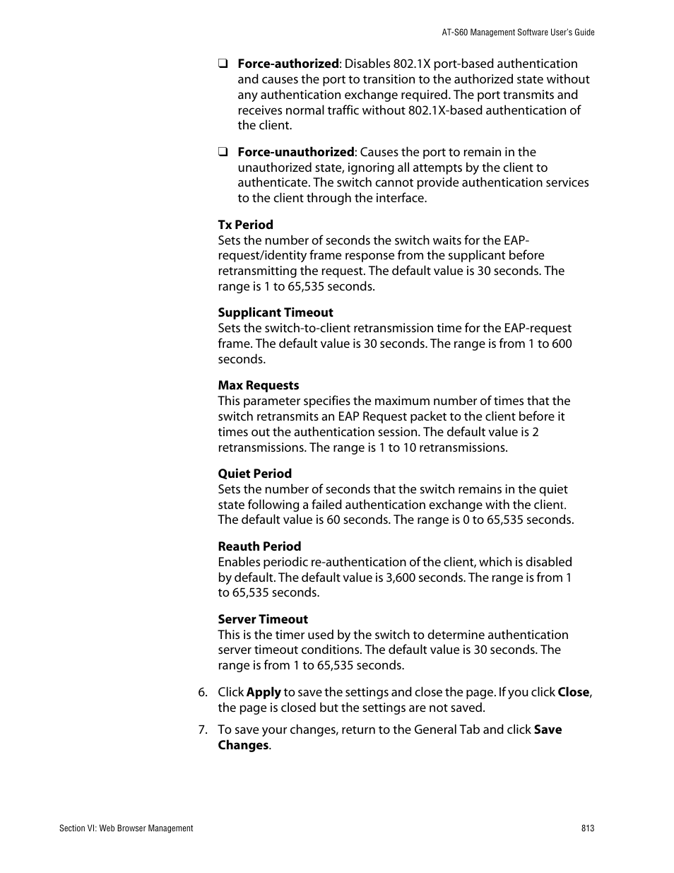 Allied Telesis AT-S60 User Manual | Page 813 / 858
