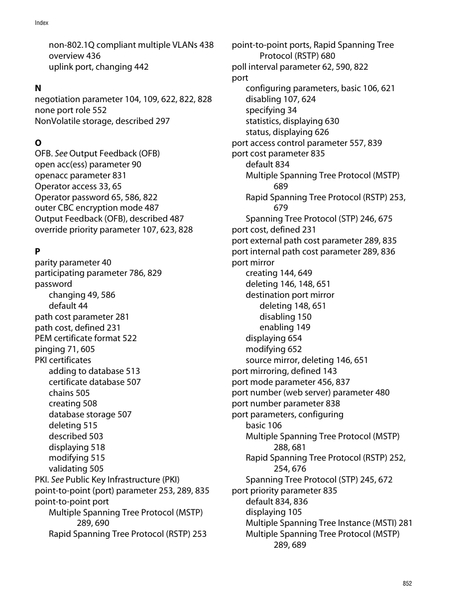 Allied Telesis AT-S60 User Manual | Page 852 / 858