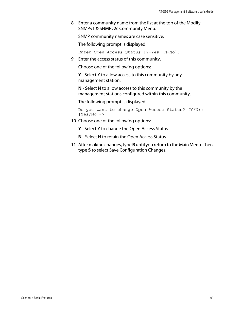 Allied Telesis AT-S60 User Manual | Page 99 / 858