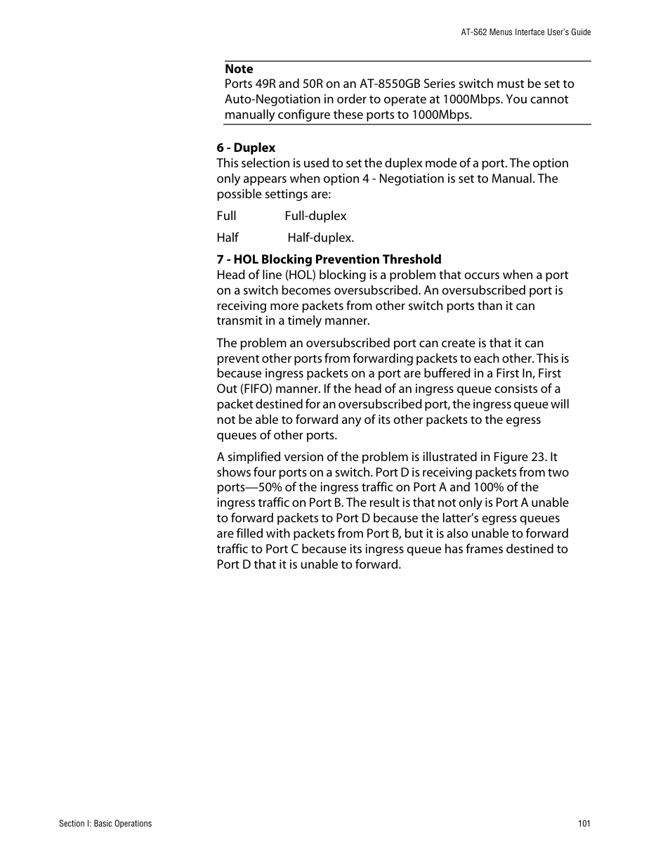 Allied Telesis AT-S62 User Manual | Page 101 / 760