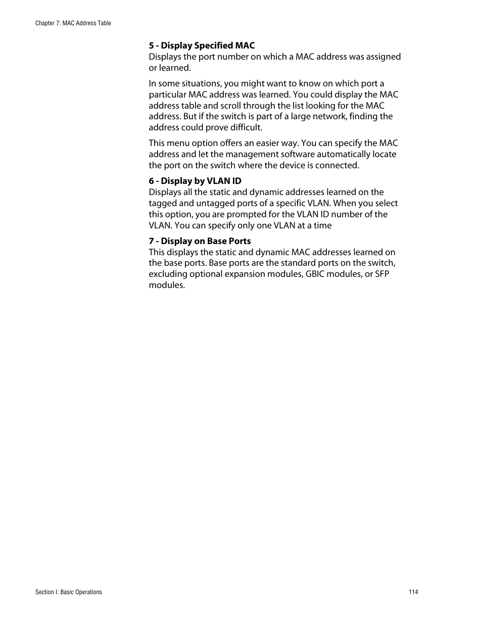 Allied Telesis AT-S62 User Manual | Page 114 / 760