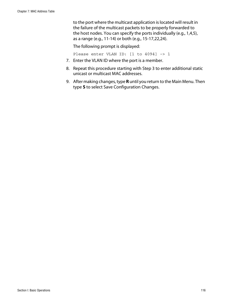 Allied Telesis AT-S62 User Manual | Page 116 / 760