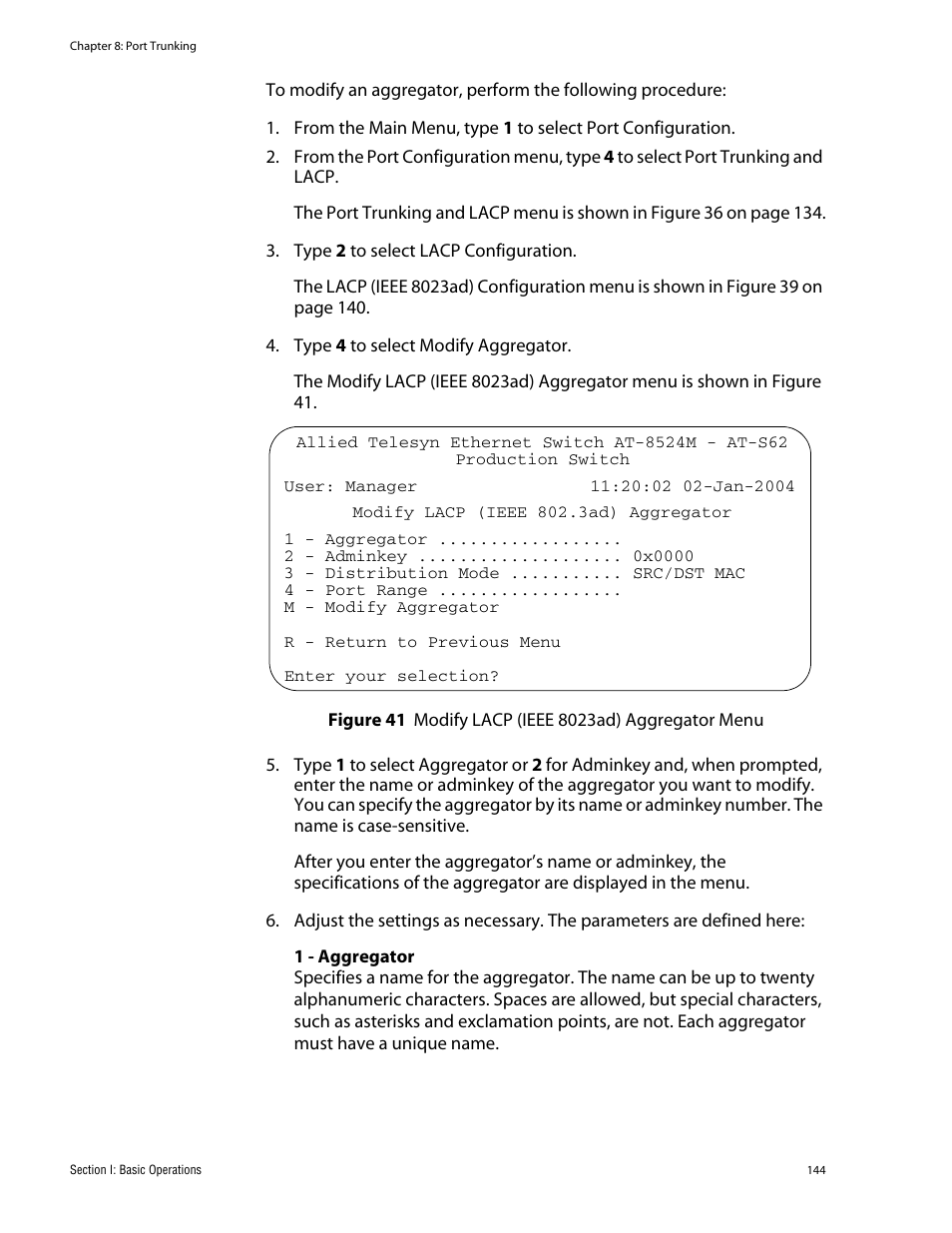 Allied Telesis AT-S62 User Manual | Page 144 / 760