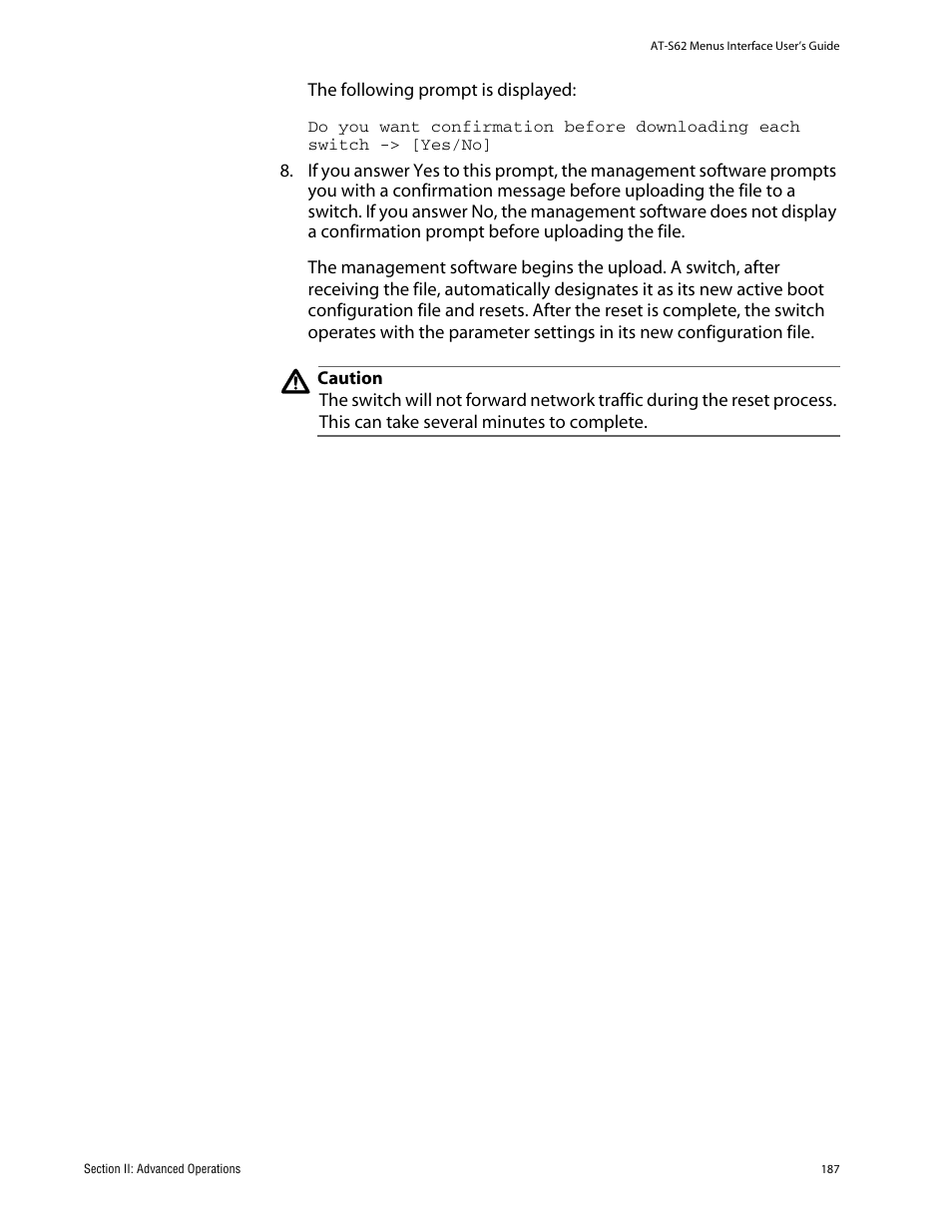 Allied Telesis AT-S62 User Manual | Page 187 / 760