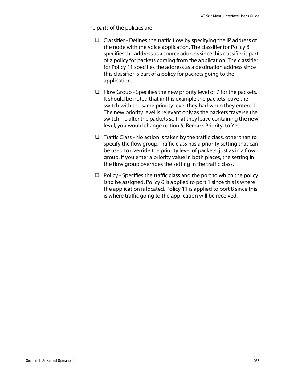 Allied Telesis AT-S62 User Manual | Page 263 / 760