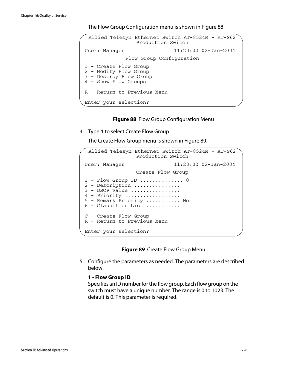 Allied Telesis AT-S62 User Manual | Page 270 / 760