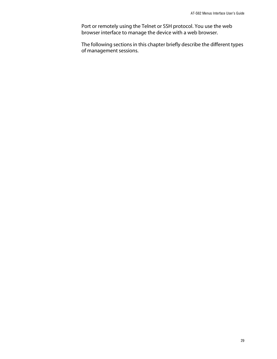 Allied Telesis AT-S62 User Manual | Page 29 / 760