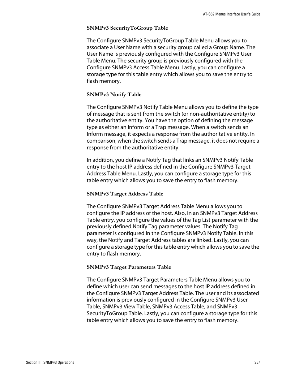 Allied Telesis AT-S62 User Manual | Page 357 / 760