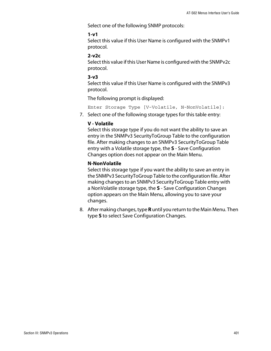 Allied Telesis AT-S62 User Manual | Page 401 / 760