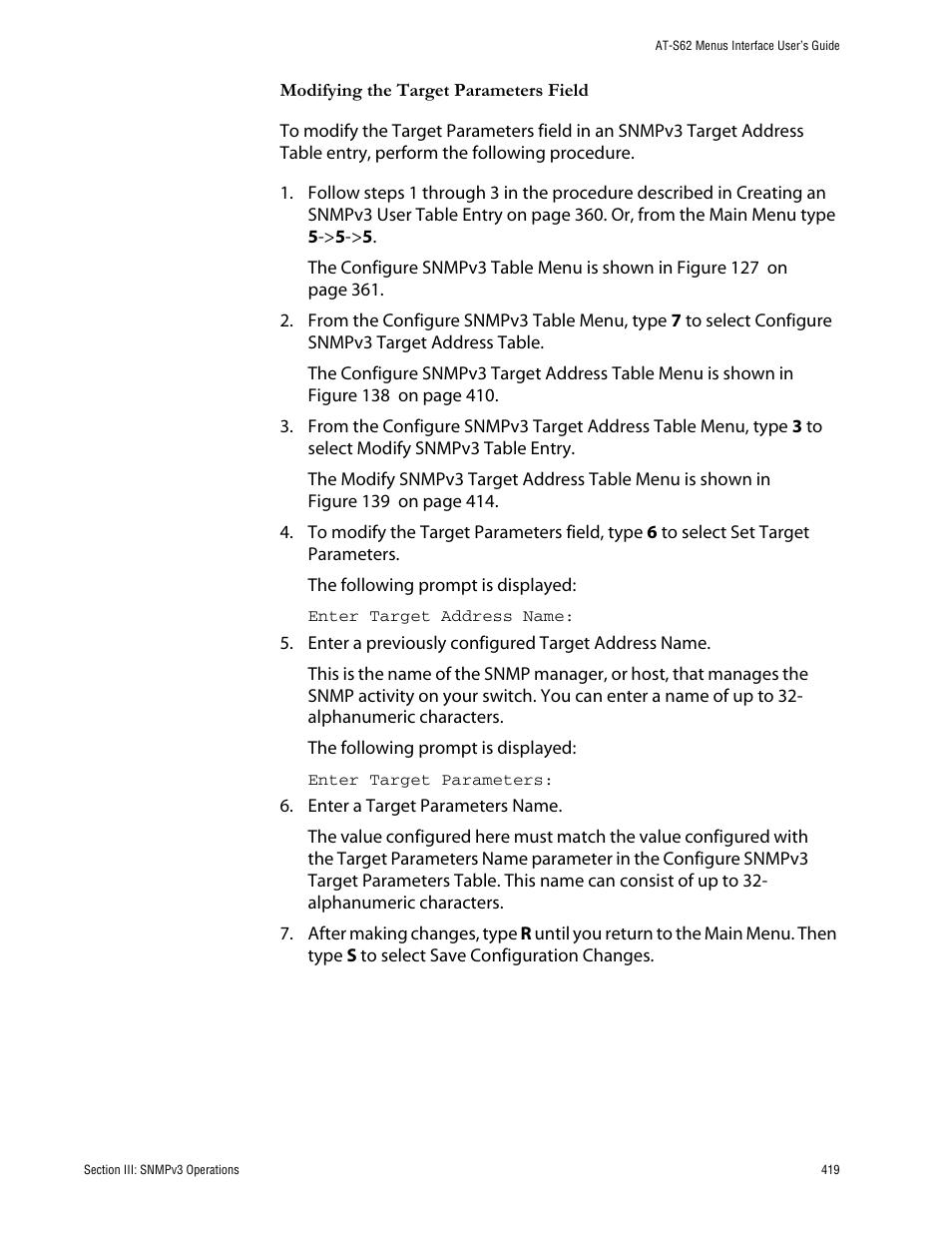 Allied Telesis AT-S62 User Manual | Page 419 / 760