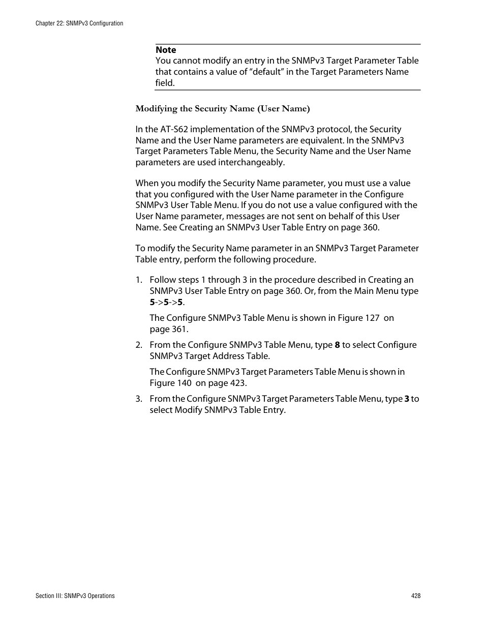 Allied Telesis AT-S62 User Manual | Page 428 / 760