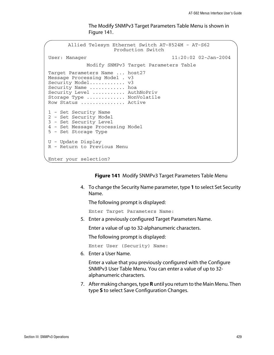 Allied Telesis AT-S62 User Manual | Page 429 / 760