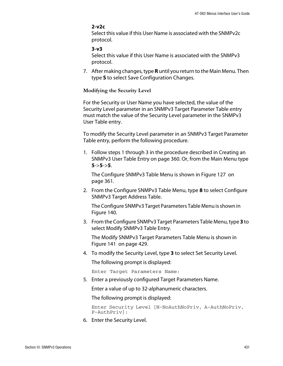 Allied Telesis AT-S62 User Manual | Page 431 / 760