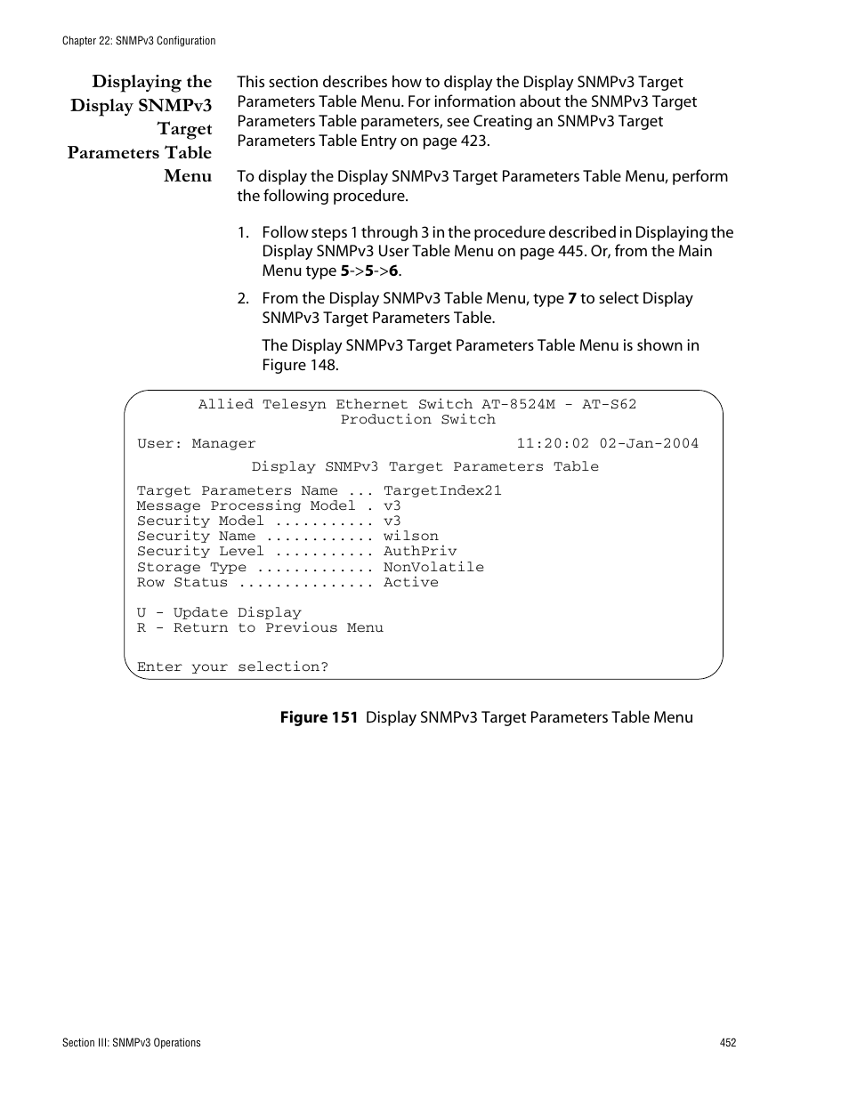 Allied Telesis AT-S62 User Manual | Page 452 / 760