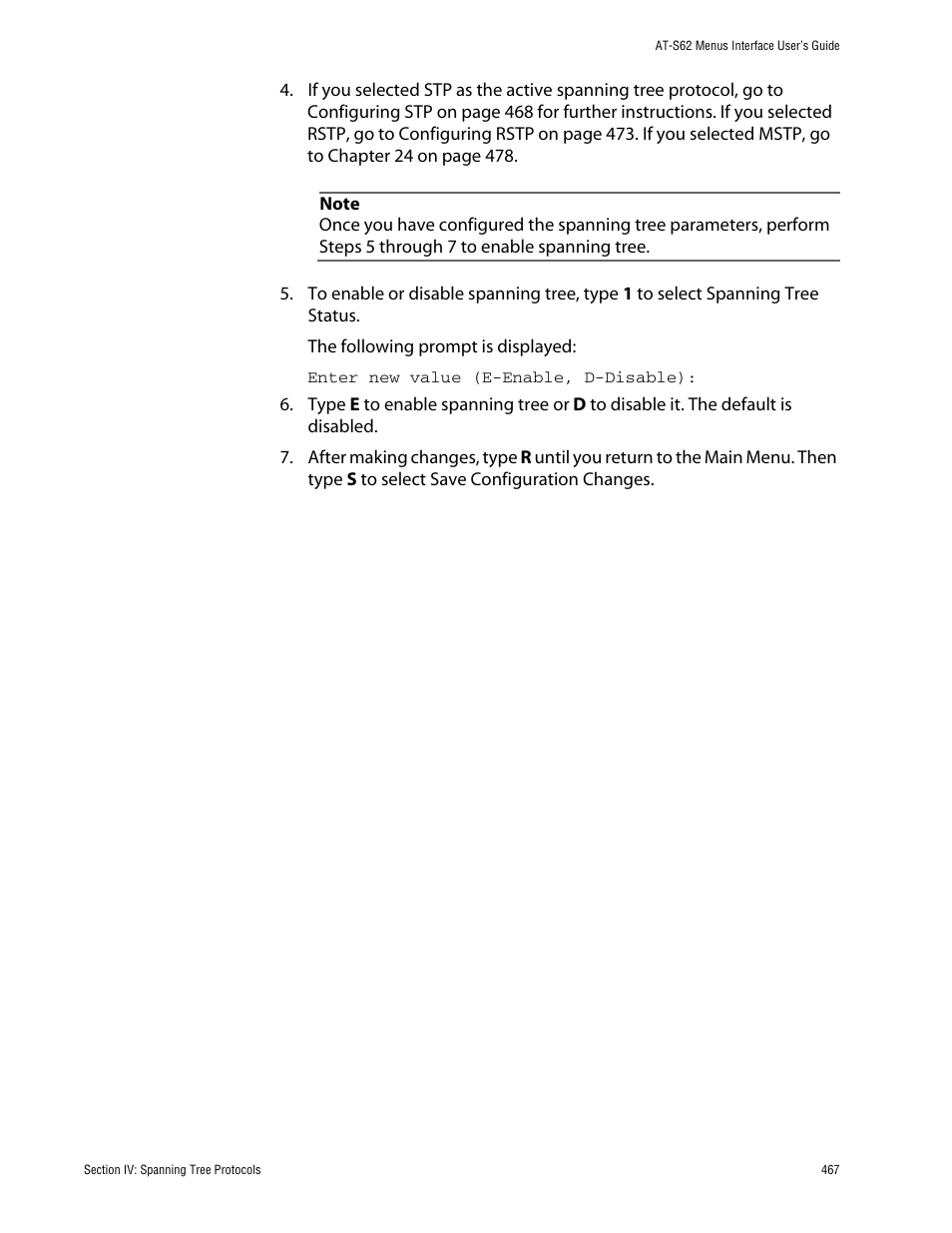 Allied Telesis AT-S62 User Manual | Page 467 / 760