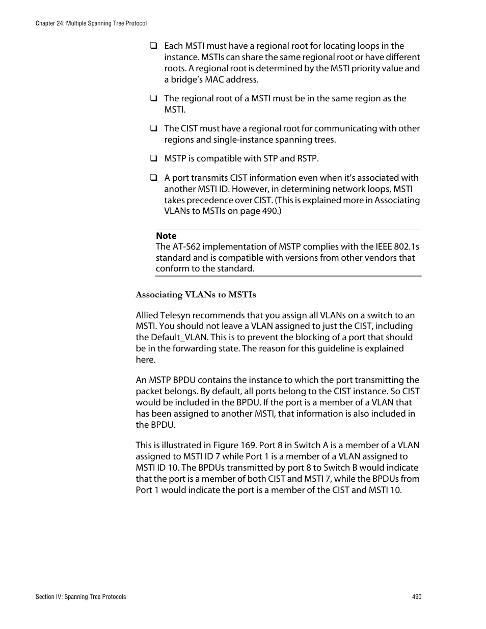 Allied Telesis AT-S62 User Manual | Page 490 / 760