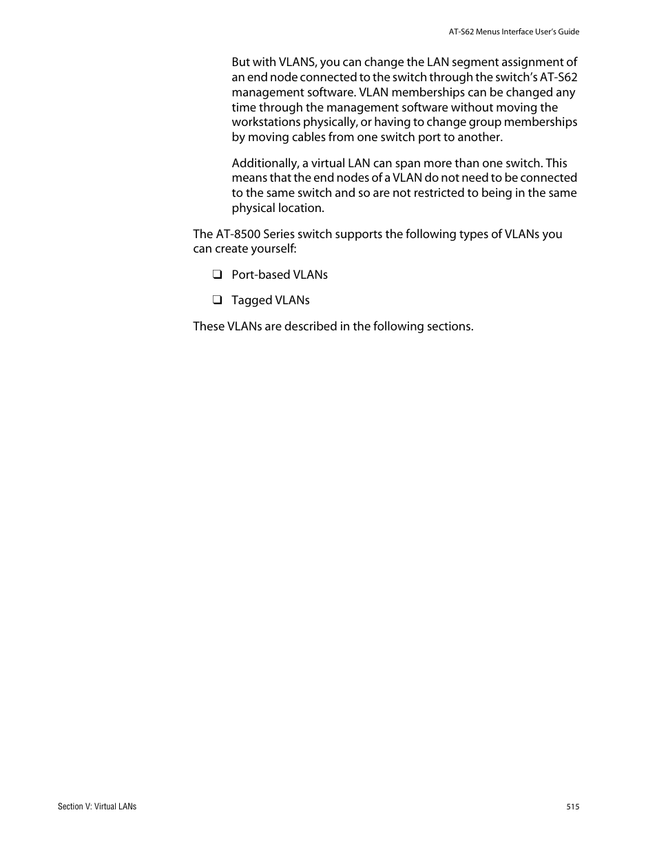 Allied Telesis AT-S62 User Manual | Page 515 / 760