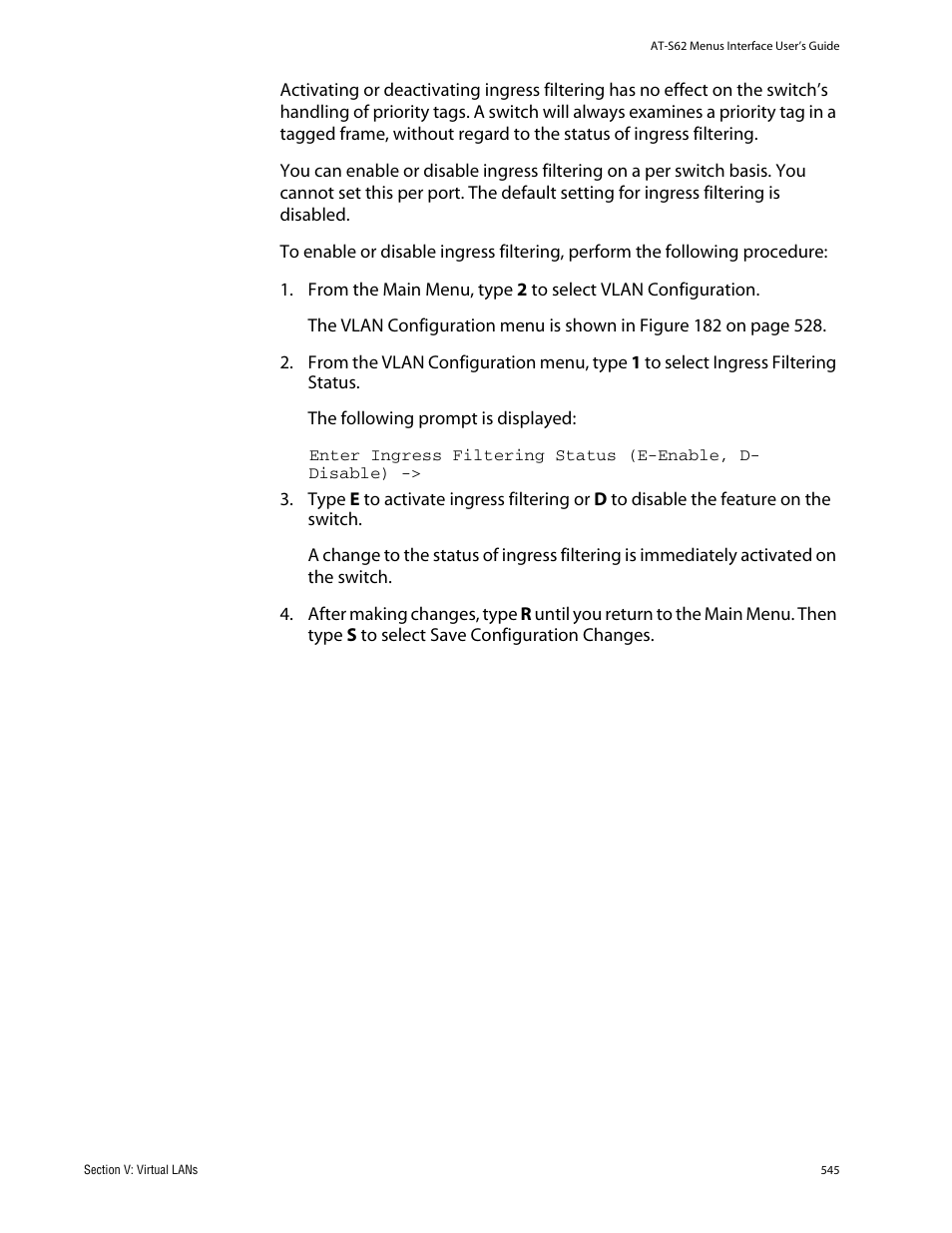 Allied Telesis AT-S62 User Manual | Page 545 / 760