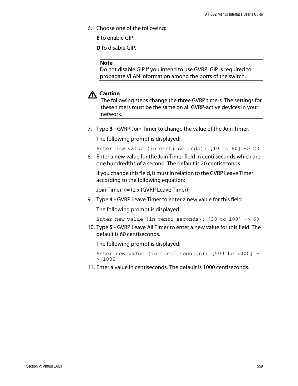 Allied Telesis AT-S62 User Manual | Page 559 / 760