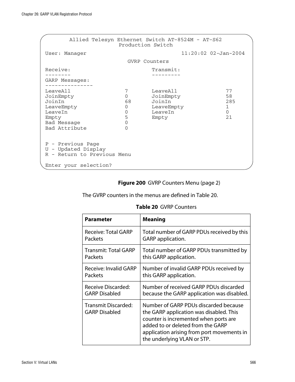 Allied Telesis AT-S62 User Manual | Page 566 / 760